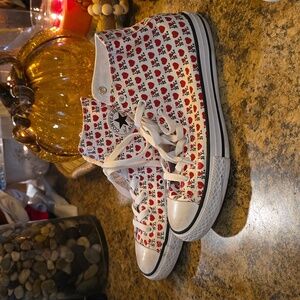 NEW Converse All Star Chuck Taylor I Heart NY Hi-Top Tennis Shoes Sz 5